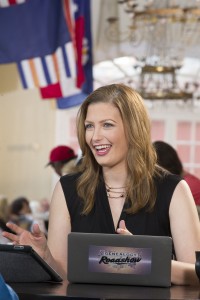 Mary Tedesco on the set of "Genealogy Roadshow" (PBS) in New Orleans, LA. Photo courtesy of PBS.